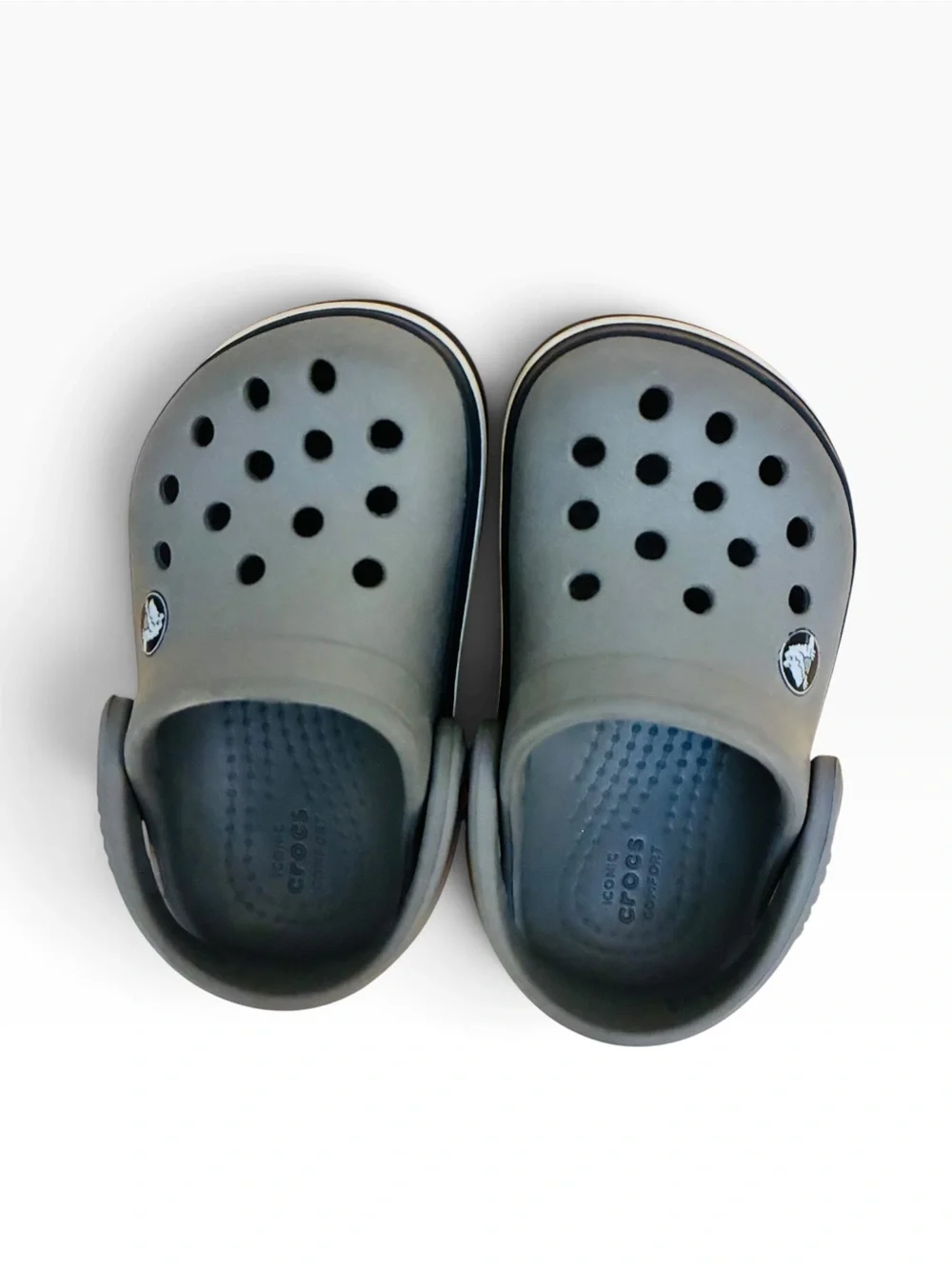 Baby CROCS Grey Classic Toddler size 4